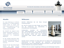 Tablet Screenshot of bene-concept.de